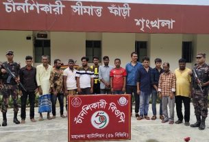 চাঁপাইনবাবগঞ্জ সীমান্তে ১৩ বাংলাদেশিকে পুশ ইন করেছে বিএসএফ