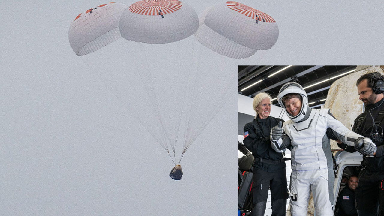 ৫ মাস পর মহাকাশ স্টেশন থেকে ফিরলেন নভোচারীরা