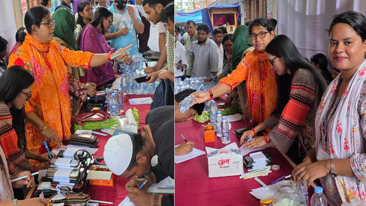 ঢাকা বিশ্ববিদ্যালয় ভর্তি পরীক্ষার্থীদের সহায়তায় ইডেন কলেজে ছাত্রদলের হেল্প ডেস্ক উদ্যোগ