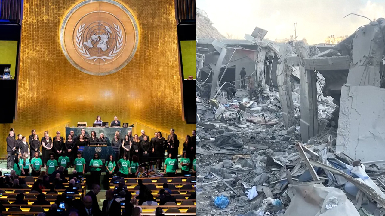 জাতিসংঘে চলছে আলোচনা, গাজায় আগ্রাসন বৃদ্ধি