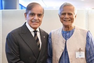 ইউনূসের সঙ্গে পাকিস্তান প্রধানমন্ত্রী শেহবাজ শরীফের বৈঠক