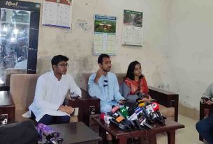 জাকসু নির্বাচন ঘিরে কারচুপির অভিযোগে ছাত্রদল প্যানেলের সংবাদ সম্মেলন