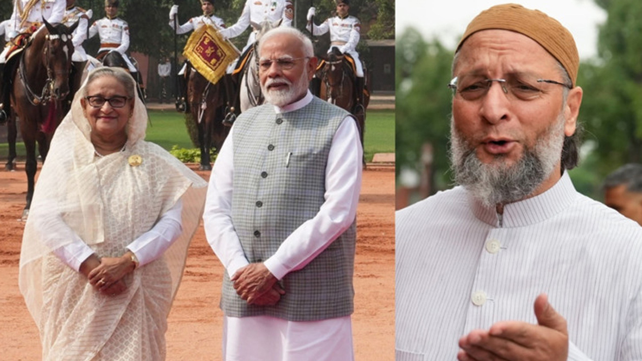 বিহার নির্বাচন: মোদির বক্তব্যের জবাবে শেখ হাসিনার প্রসঙ্গ টানলেন ওয়াইসি