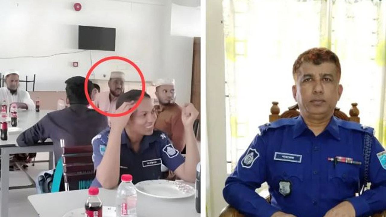 দুপুরে দাওয়াত দিয়ে খাওয়ালেন ওসি সকালে গ্রে'প্তা'র যুবলীগ নেতা