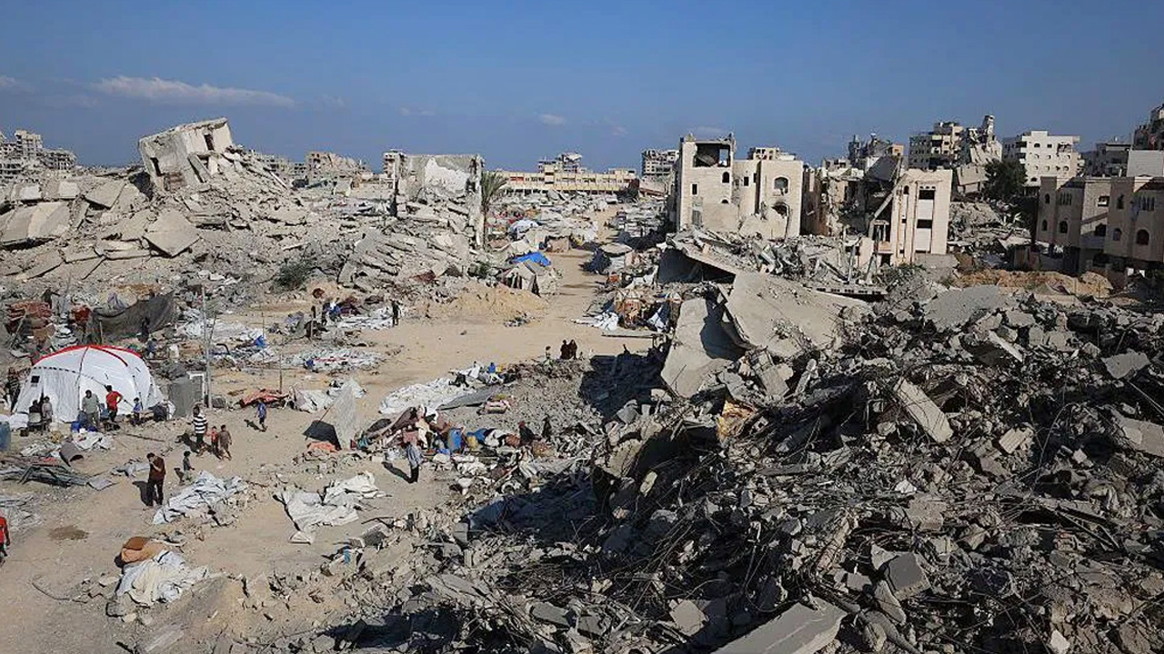 গাজা সিটিতে ইসরায়েলের স্থল হা'ম'লা তা'ণ্ড'ব