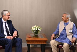 ইউনূসের সঙ্গে বৈঠক করেছেন ক্লাব ডি মাদ্রিদের সভাপতি দানিলো তুর্ক