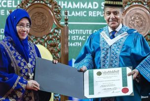 “শেহবাজ শরিফকে মালয়েশিয়ায় সম্মানসূচক ডক্টরেট প্রদান”