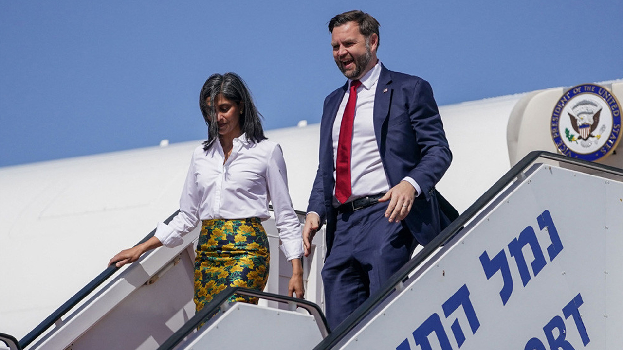 গাজায় যু'দ্ধ'বি'র'তি জোরদারে ইসরায়েলে মার্কিন ভাইস প্রেসিডেন্ট জে ডি ভ্যান্স