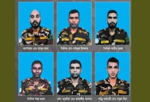 সুদানে হা'ম'লা'য় নি'হ'ত ৬ বাংলাদেশি সেনার মরদেহ দেশে পৌঁছালো