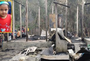 তালা লাগিয়ে বিএনপি নেতার বসতঘরে আগুন, ঘুমন্ত শিশুর মৃত্যু