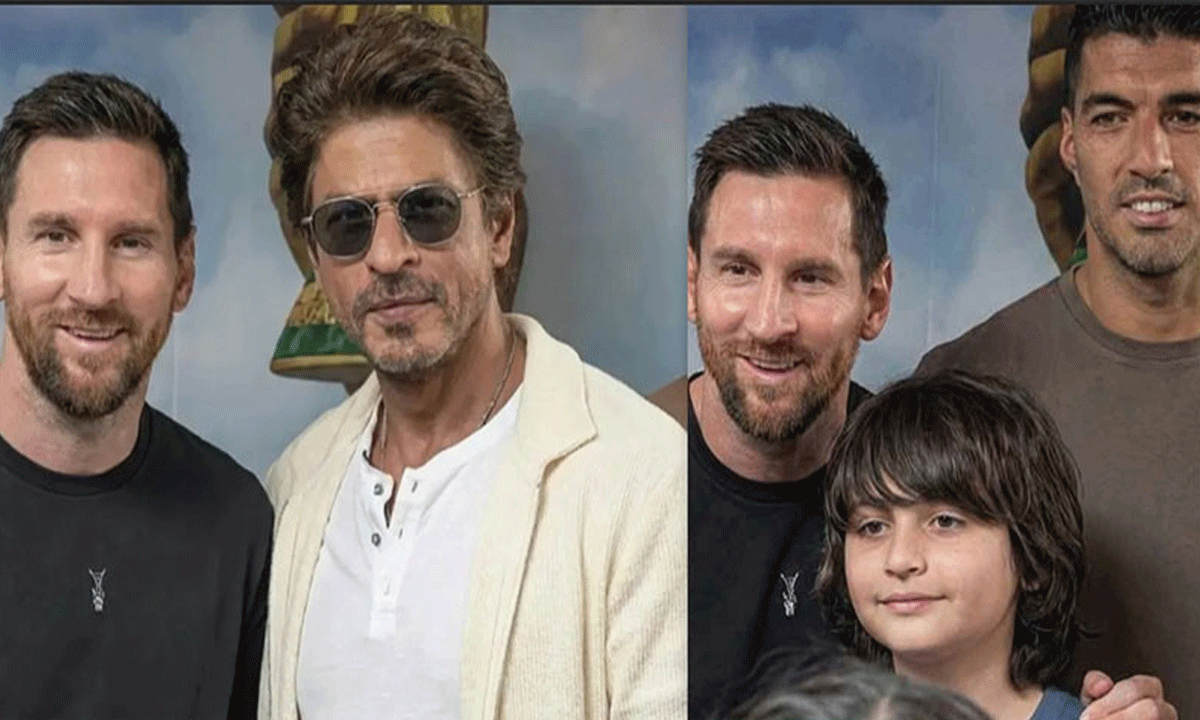 লিওনেল মেসি কলকাতায় পৌঁছান, হোটেলে শাহরুখ খানের সঙ্গে দেখা