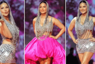 বিশ্ব এইডস দিবসে কন্ডোম-থিম পোশাকে সানি লিওন, র‍্যাম্পে সচেতনতার বার্তা