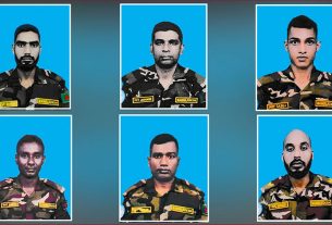 সুদানে সন্ত্রাসী হা'ম'লা'য় নি'হ'ত ৬ বাংলাদেশি শান্তিরক্ষীর জানাজা ঢাকা সেনানিবাসে অনুষ্ঠিত