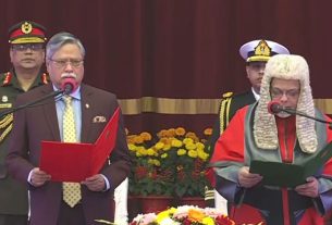 দেশের ২৬তম প্রধান বিচারপতি হিসেবে শপথ নিলেন জুবায়ের রহমান চৌধুরী