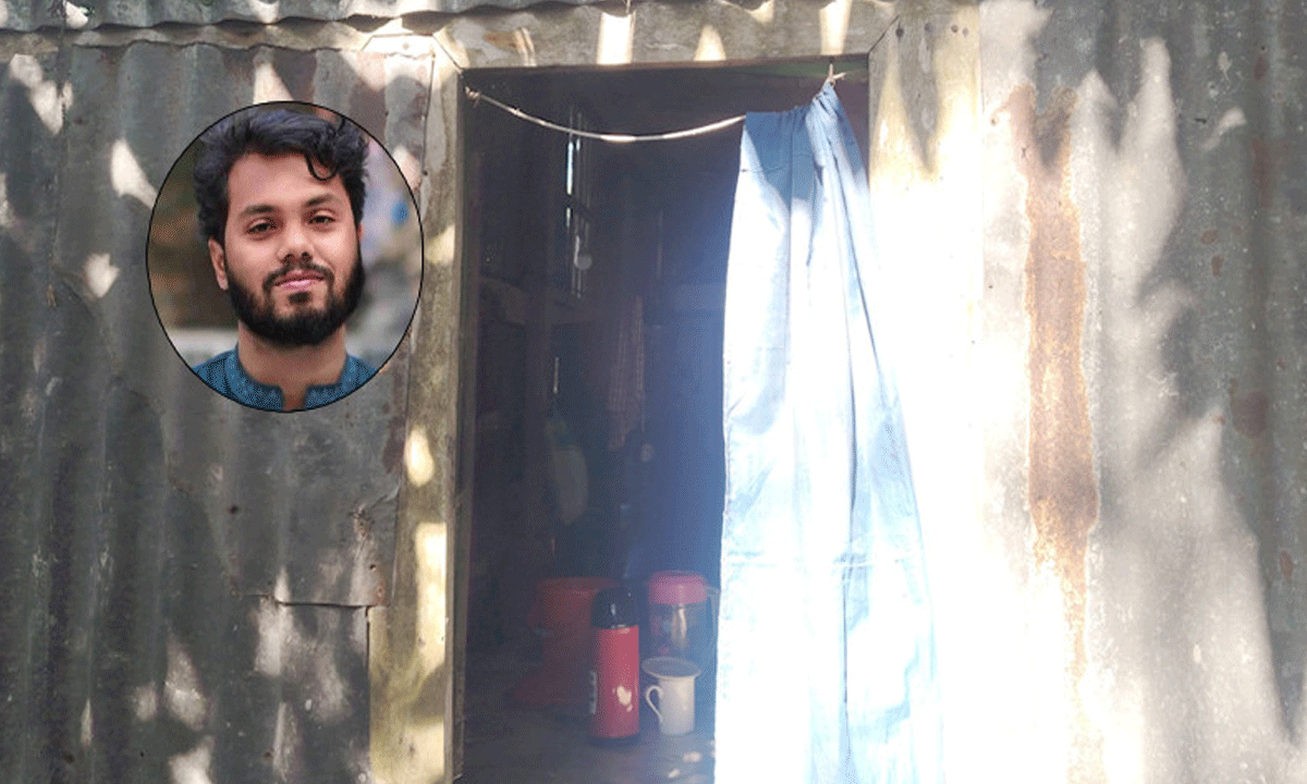 ঝালকাঠির নলছিটিতে গু'লি'বি'দ্ধ শরীফ ওসমান হাদির বাড়িতে চু'রি