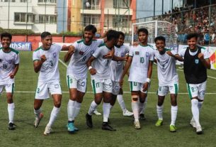 মালদ্বীপে অনূর্ধ্ব-২০ সাফ ফুটবল চ্যাম্পিয়নশিপে গ্রুপ ‘বি’-তে ভারত ও পাকিস্তানের সঙ্গে বাংলাদেশ