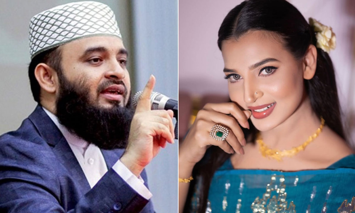 আজহারিকে নিয়ে যা বললেন অভিনেত্রী বর্ষা