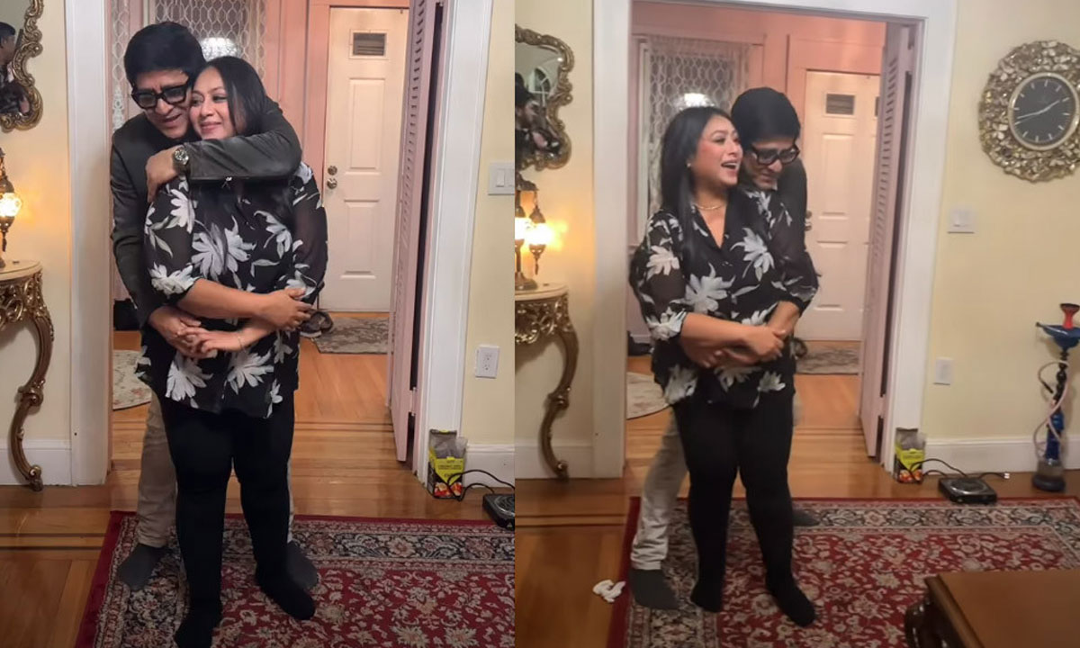 কাজী মারুফের বাসায় অমিত হাসানের সঙ্গে শাবনূরের নাচ ভাইরাল