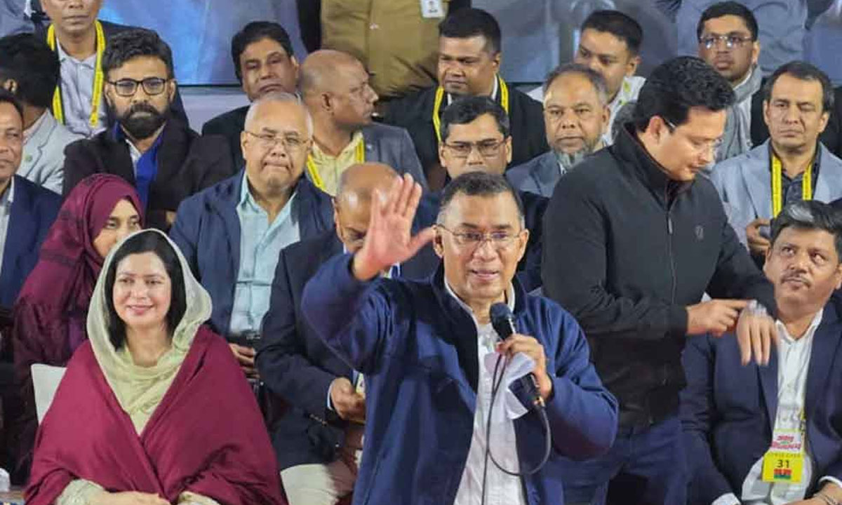 তারেক রহমানের ঘোষণা: ১২ ফেব্রুয়ারির নির্বাচনে ভোট ডা'কা'তি হতে দেবে না বিএনপি