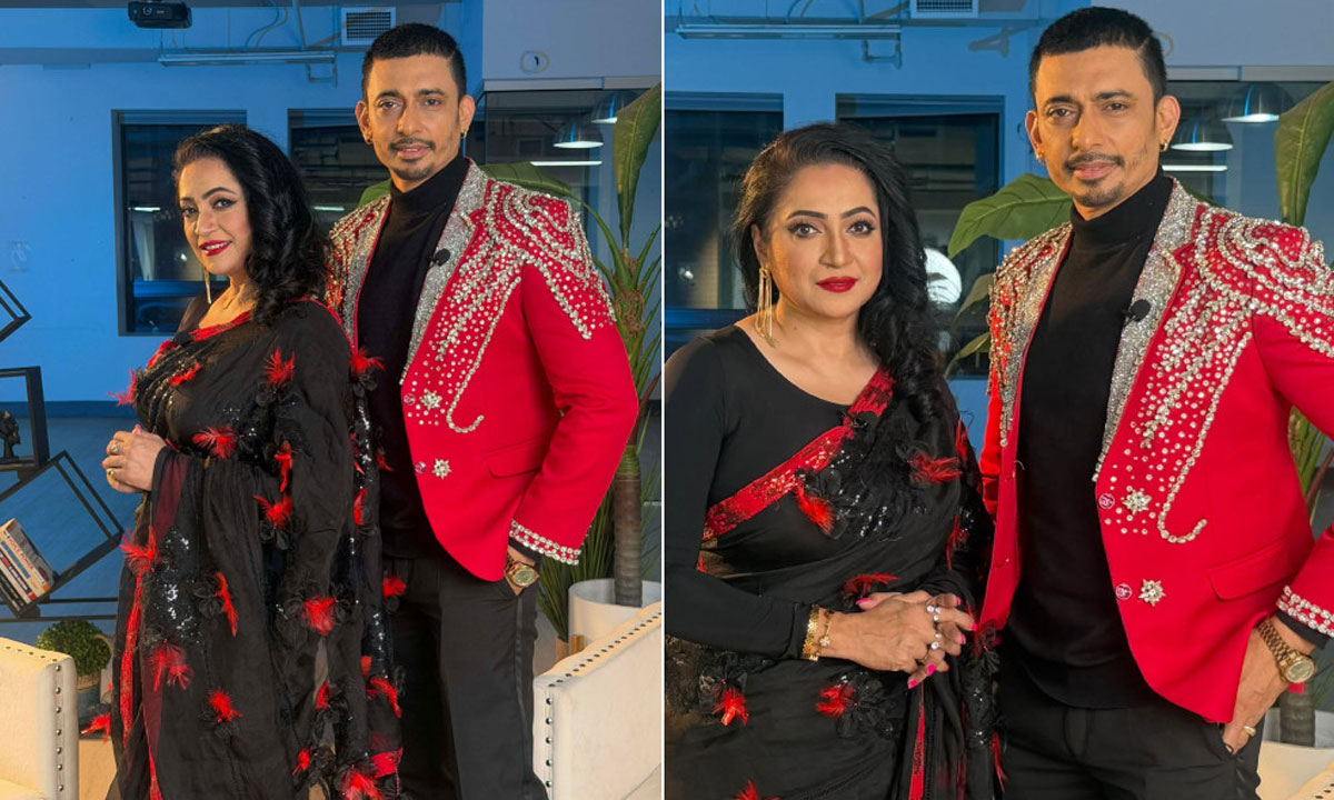 জায়েদ খানের সঙ্গে র‍্যাম্পে হাঁটলেন তানিয়া