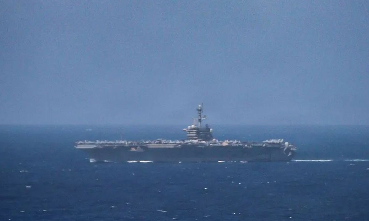 মধ্যপ্রাচ্যে মোতায়েন যুক্তরাষ্ট্রের শক্তিশালী ক্যারিয়ার স্ট্রাইক গ্রুপ ইউএসএস আব্রাহাম লিংকন