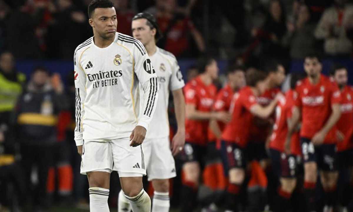 ওসাসুনার কাছে ২-১ গোলে হার, টানা ৮ জয়ের পর থামল রিয়াল মাদ্রিদের জয়রথ