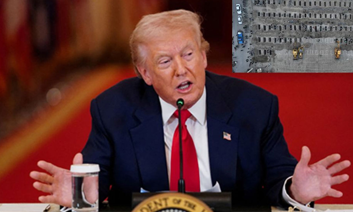 ইরানের স্কুলে বিমান হামলা জন্য ইরানকেই দায়ী করলেন ট্রাম্প