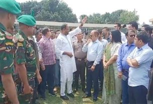 টাঙ্গাইলে প্রধানমন্ত্রীর আগমন উপলক্ষে প্রস্তুতি পরিদর্শন মৎস্য প্রতিমন্ত্রীর