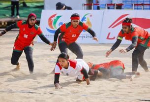 এশিয়ান বীচ গেমস: নেপালের কাছে হেরে সেমিতে ভারতকে পেল বাংলাদেশের মেয়েরা