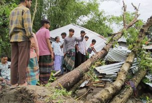 জামালপুরে বৈশাখী ঝড়ে ঘরের ওপর গাছ পড়ে মা ও দুই মেয়ের মৃ'ত্যু