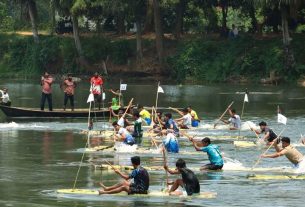 চৈত্র সংক্রান্তিতে জাবিতে ভেলা বাইচ প্রতিযোগিতা