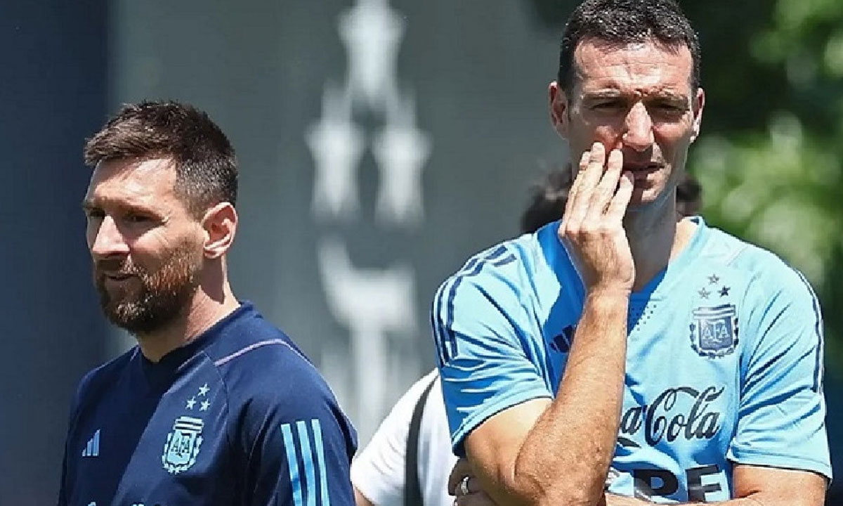 মেসি বিশ্বকাপ খেলবেন কি না, নিশ্চিত না স্কালোনি
