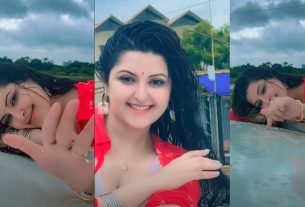 ঝুম বৃষ্টিতে ভিজে আলোচনায় পরীমনি, ভিডিও ভাইরাল