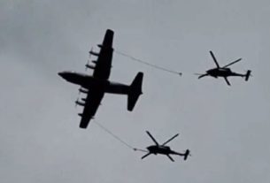 যুক্তরাষ্ট্রের দুটি হেলিকপ্টার ইরানের গু'লি'তে ক্ষতিগ্রস্থ, ক্রুদের নিরাপদ অবস্থান