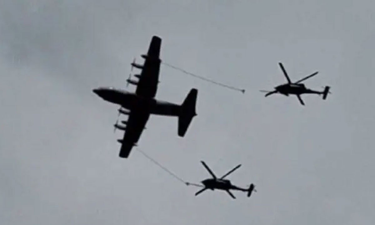 যুক্তরাষ্ট্রের দুটি হেলিকপ্টার ইরানের গু'লি'তে ক্ষতিগ্রস্থ, ক্রুদের নিরাপদ অবস্থান