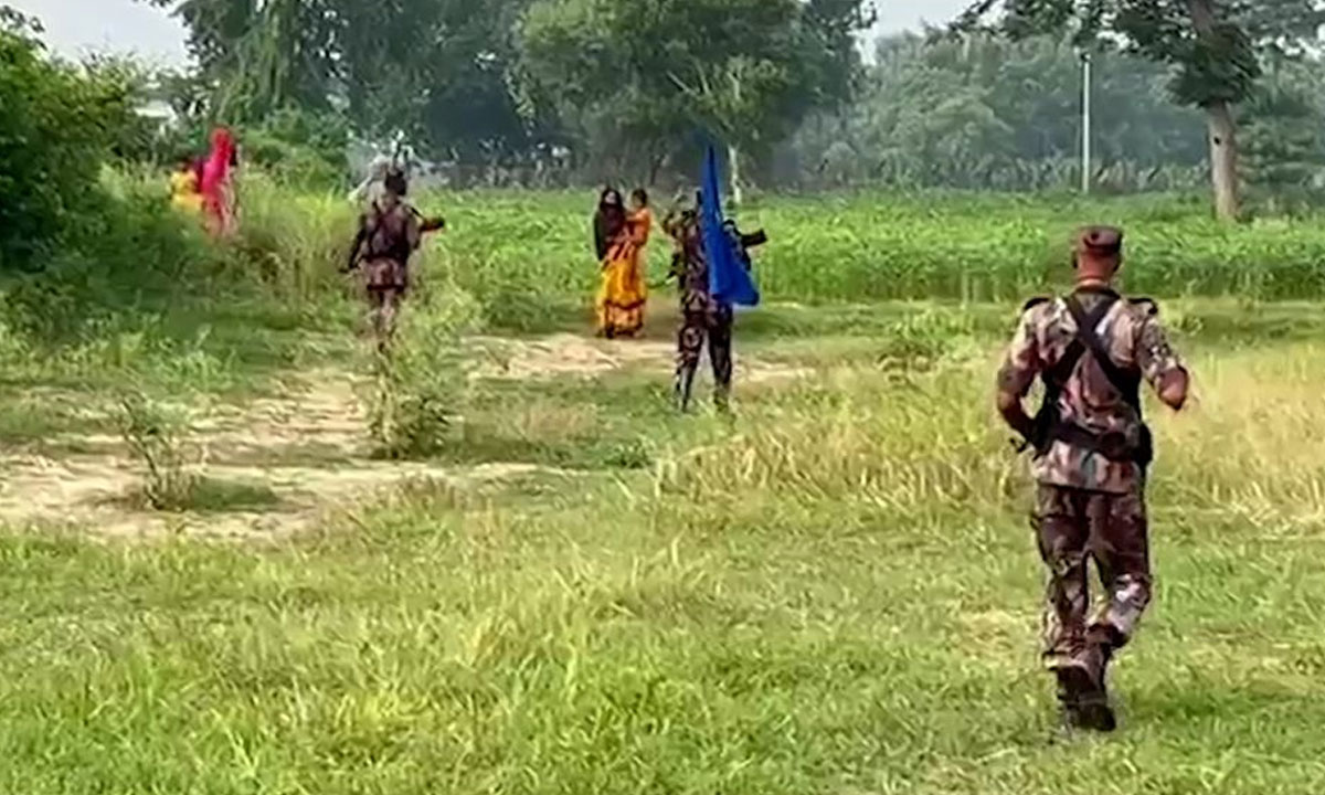 রোকনপুর সীমান্তে ১৫ জনকে পুশইনের চেষ্টা, বিজিবির বাধায় ব্যর্থ বিএসএফ