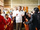 প্রধানমন্ত্রীর মধ্যাহ্নভোজে সংসদ অধিবেশন দেখতে আসা শিক্ষার্থীরা