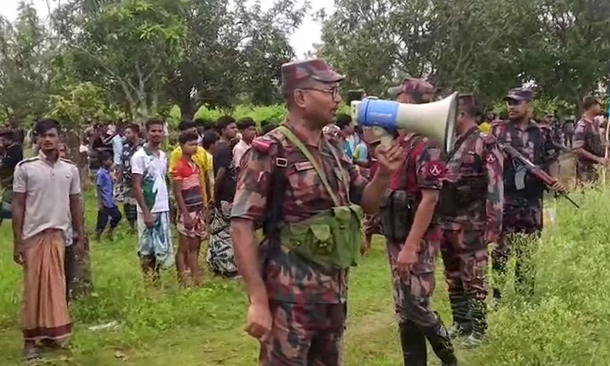 চাঁপাইনবাবগঞ্জ সীমান্তে ২০ জনকে পুশইনের চেষ্টা, বিজিবির বাধায় ব্যর্থ বিএসএফ