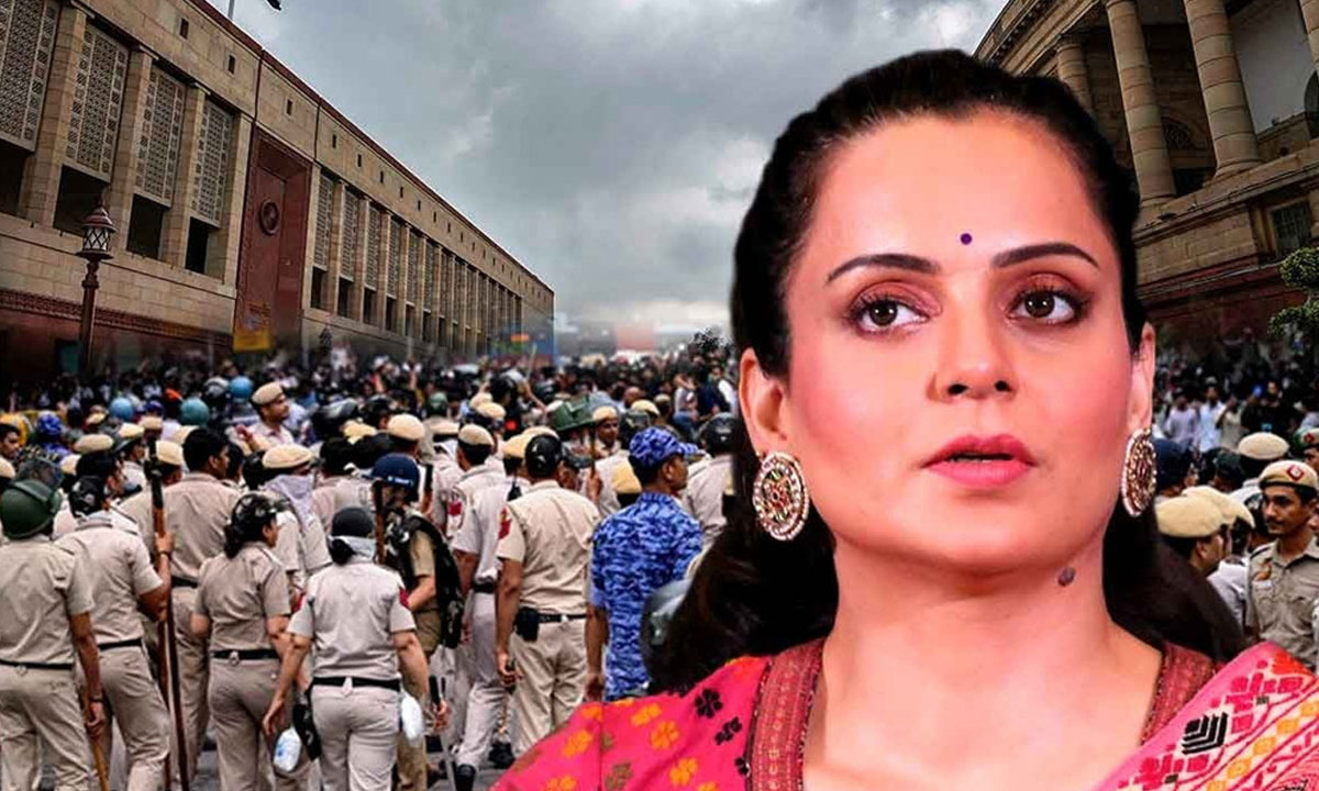 দিল্লিতে শিক্ষার্থীদের বিক্ষোভে আতঙ্কিত কঙ্গনা