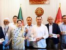 জাতীয় পল্লী উন্নয়ন দিবস উপলক্ষে স্মারক ডাকটিকিট প্রকাশ করলেন প্রধানমন্ত্রী