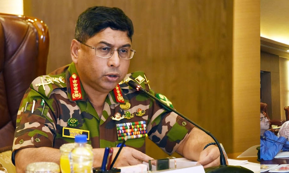রোহিঙ্গা সংকট দেশের পরিবেশ ও অর্থনীতির ওপর চাপ তৈরি করছে : সেনাপ্রধান