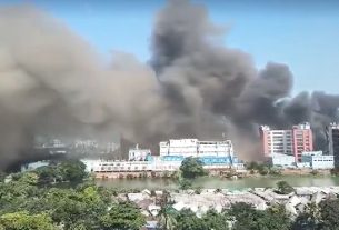 টঙ্গীর চেরাগআলীতে ওষুধ কারখানায় আ'গু'ন, ৮ ইউনিট কাজ করছে